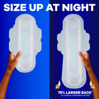 Always Ultra Thin Feminine Pads For Women, Size 5 Extra Heavy Overnight Absorbency, With Wings, Unscented, 24 Count