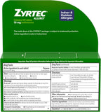 Zyrtec 24-Hour Allergy Relief Tablets, 30-Ct Size Plus 3x1-Count Packs | 10 mg Cetirizine HCl, Allergy Medicine, For Symptoms like Runny Nose, Sneezing, Itchy & Watery Eyes & Itchy Nose or Throat