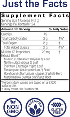 Nature's Answer Mullein-X Respiratory Soothing Throat Lozenges 24-Count - Alcohol-Free Herbal Cough Support with Mullein, Marshmallow, English Ivy & Honey - Non-GMO, Gluten-Free