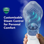 Vicks Sinus Inhaler for Sinus Relief, Works with VapoPads (1 Included) | Plug-in Non-Medicated Steam Inhaler for Allergies, Congestion & Colds, Vocal Steamer, Soothes Nasal & Throat Passages