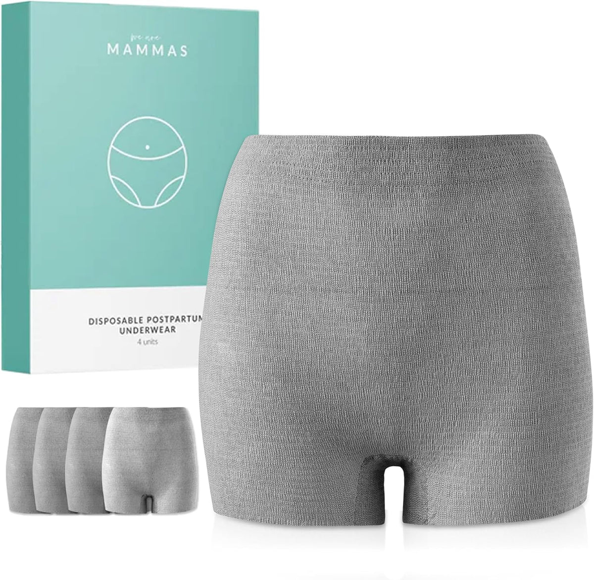 Disposable Postpartum Panties Maternity High Support Breathable Latex Free Mesh Underwear Women One Size 36 44 Briefs Maternity Hospital Recovery Childbirth – Pack 12