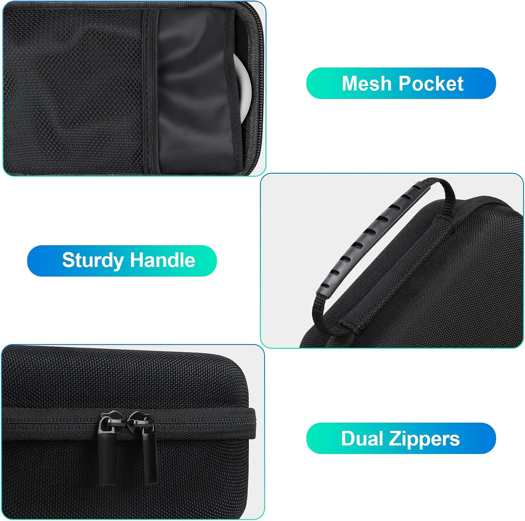 BOVKE Carrying Case for iHealth Track Smart Upper Arm Blood Pressure Monitor, iHealth Bluetooth Blood Pressure Machine Case, Black