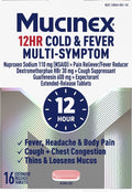 Mucinex 12Hr Cold and Flu Medicine for Adults, All Day Relief, 16 Tablets