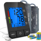 Automatic Upper Arm Blood Pressure Monitor for Home Use with 9-17&13-21 in | L/XL/Extra Large Cuff, FSA&HSA Eligible Accurate Portable Fit Big Arms BP Machine