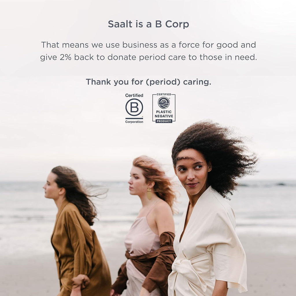 Saalt Soft Menstrual Cup – Reusable Period Cup – Made for Comfortable, Leak-Free Protection Up to 12 Hours – BPA & Latex Free – Includes Cup & Carry Bag (Small, Desert Blush)