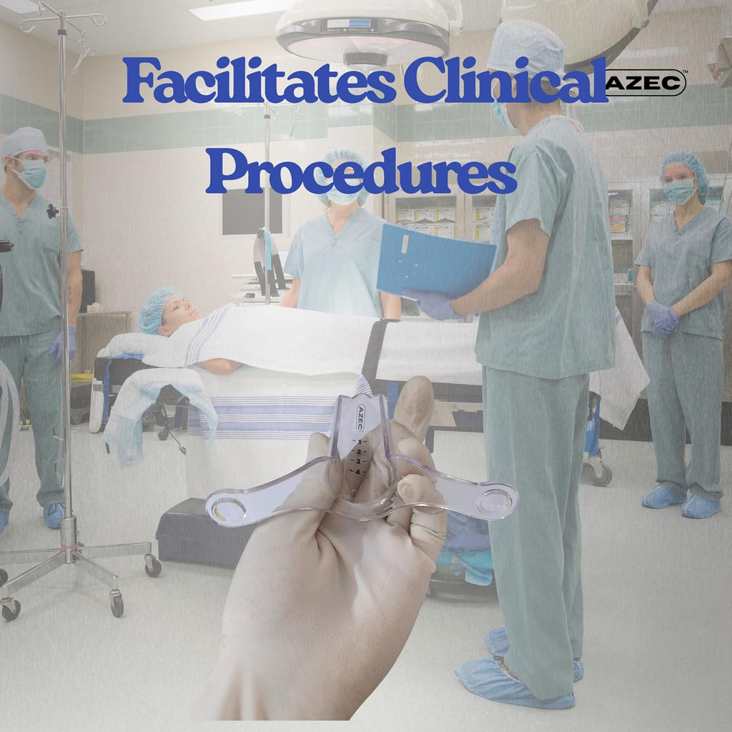 AZEC Disposable Anal Dilator Half-Cut Design I Polystyrene Medical Grade Plastic I ETO sterilised I Set of (1)