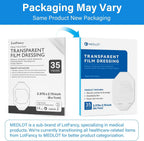 LotFancy Transparent Film Dressing, 2.37"x2.75", Clear Waterproof Bandages