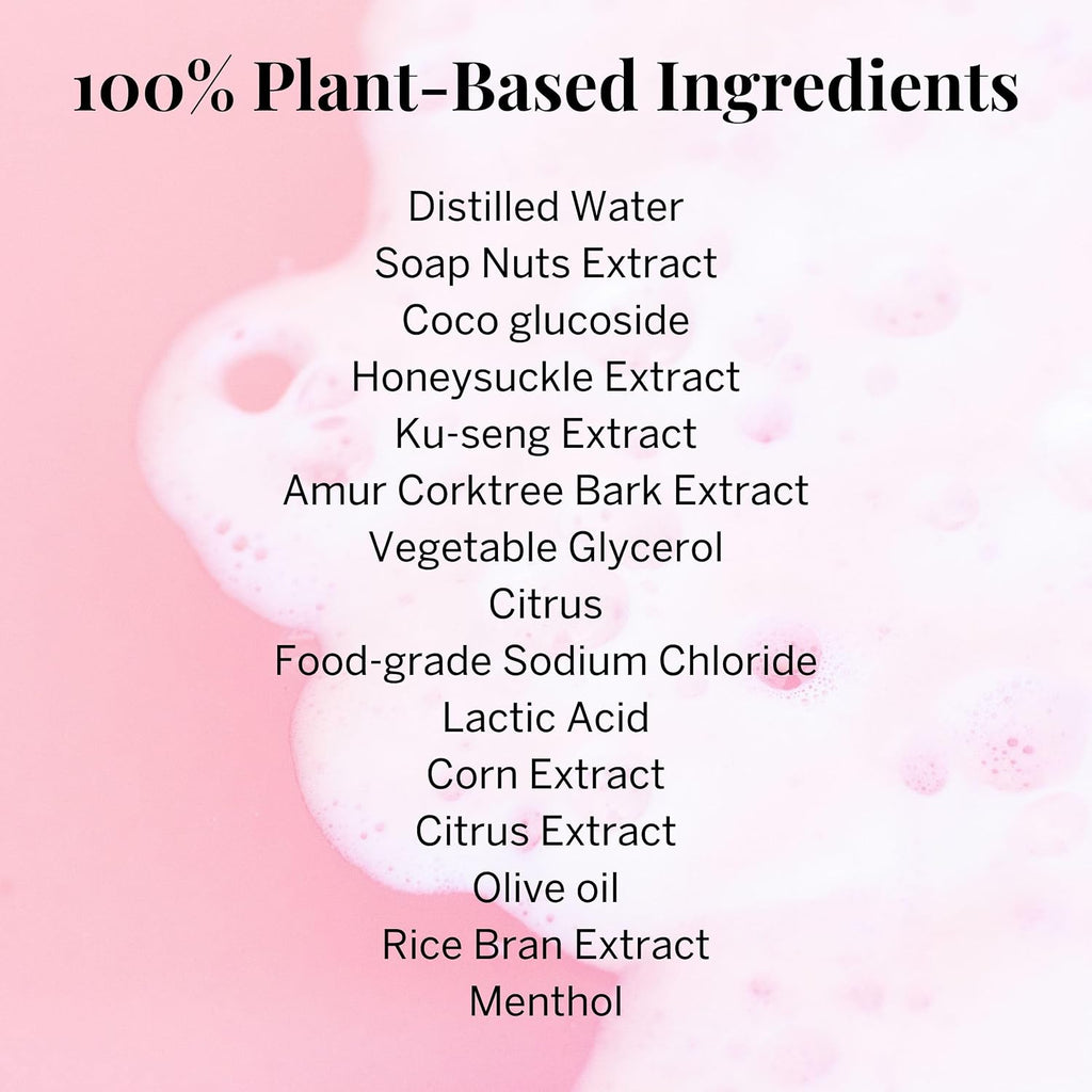 Pixie Feminine Wash – Foaming Cleaner with Natural Ingredients – pH Balanced & Plant Based – For Your Menstrual Cups and Discs, TSA Approved 2.5oz