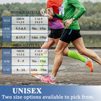 CHARMKING Compression Socks for Women & Men Circulation (3 Pairs) 15-20 mmHg is Best Support for Athletic Running Cycling