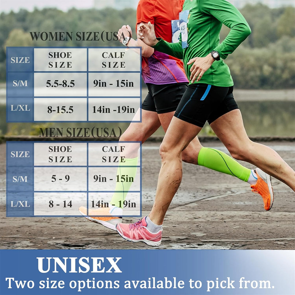 CHARMKING Compression Socks for Women & Men Circulation (3 Pairs) 15-20 mmHg is Best Support for Athletic Running Cycling