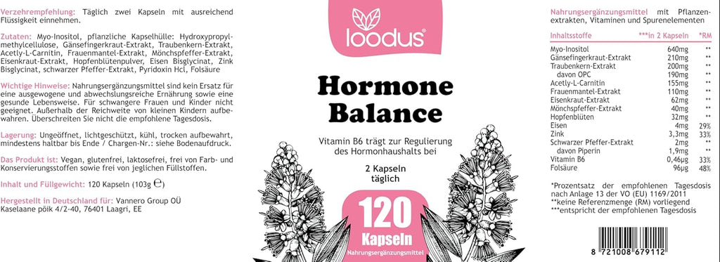 Hormonbalance Dietary Supplements