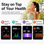 1.83" HD IP68 Waterproof Smart Watch with Bluetooth Call for Men Women | 10-day Battery Life, Swimming Fitness tracker, 120+ Sport Modes, Heart Rate and Sleep Monitor, Step Counter for Walking