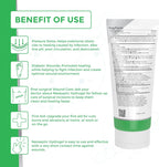Antiseptic Scar & Wound Care Hydrogel - Repair, Protect Skin and Promote Faster Healing - pH Balanced Pain Relief Wound Gel for Burns and Dry Skin