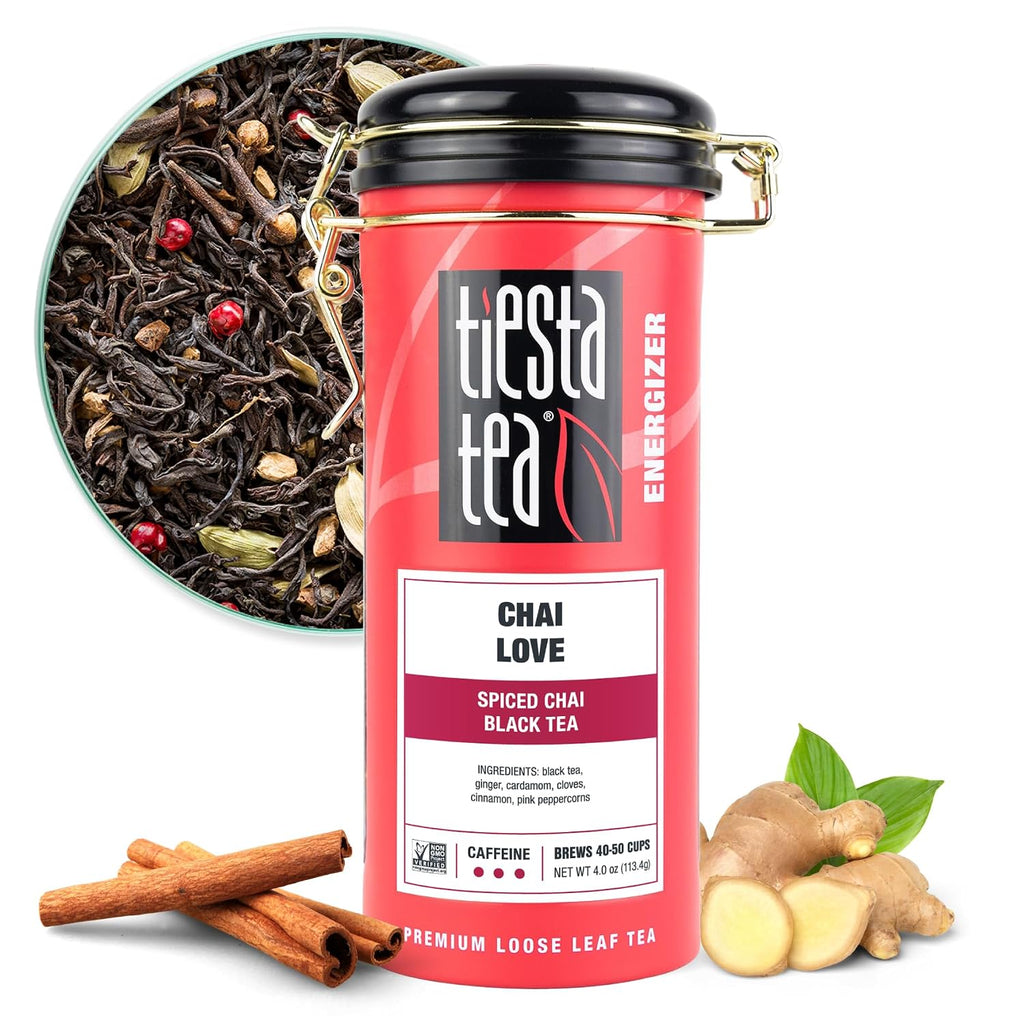 Tiesta Tea - Chai Love, Loose Leaf, Spiced Chai Black Tea, 4oz