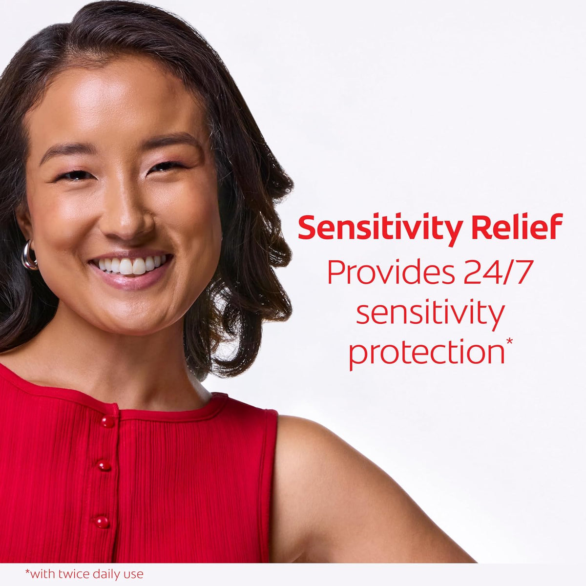 Colgate Optic White Sensitivity Relief Whitening Toothpaste, 3 Pack, 3.8oz | Teeth Whitening Toothpaste for Sensitive Teeth, Helps Remove 1 Year of Stains, Enamel Safe, Fluoride Formulated, Mint Flavor