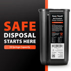 EasyTouch Mini DualSafe Sharps Containers,10 Syringe Capacity, (5 Pack)