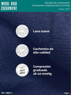 Relaxsan Compression Socks Women and Men with Wool and Cashmere, Thermal Socks, Made in Italy, 811W