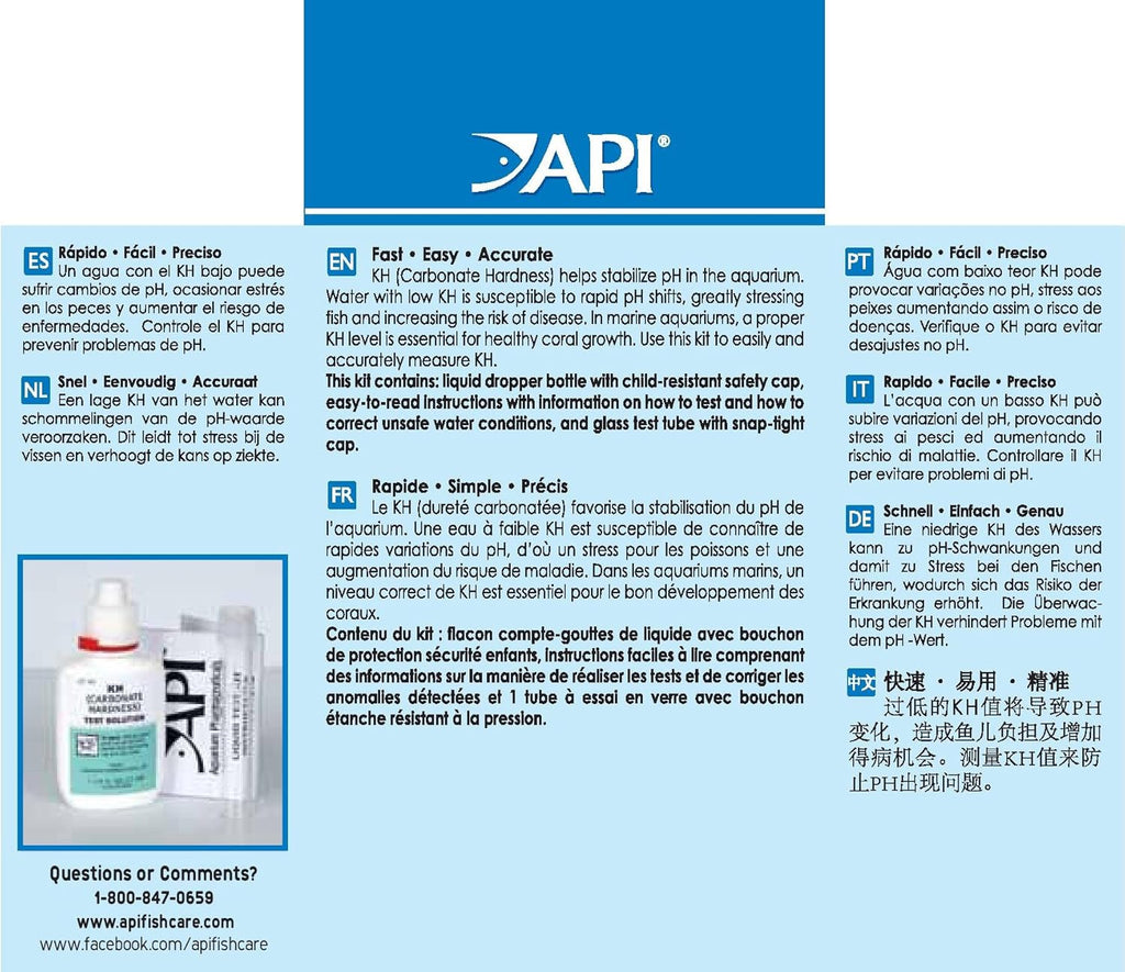 API KH Health Test Kits