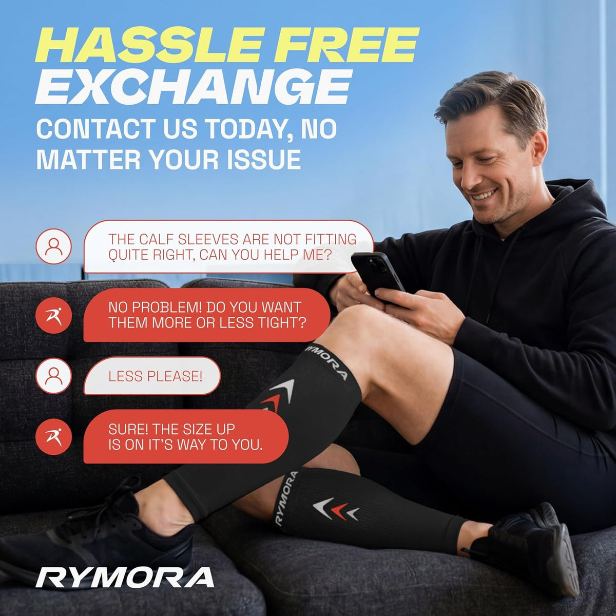 Calf Compression Sleeves for Men & Women - Sports, Running, Shin Splints