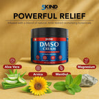 5Kind DMSO Cream for Pain Relief 4 fl oz Topical Muscle & Joint Pain Relief