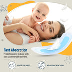 LuvLap Extra Absorbent Maternity Pad, Pack of 10 Pads, 0-2 Weeks Post-Birth, After Delivery Pad for Heavy Flow, Sanitary-Pad for Women, Ultra Soft-Pads for Maternity Flow, Postpartum Bleeding