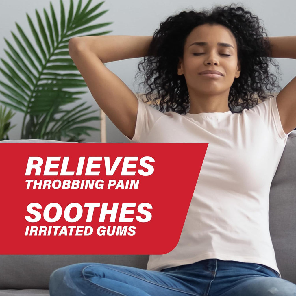 Orajel 3X Toothache and Gum Pain Medicated Pain Relief Gel, 0.42 Oz | Immediate Pain Relief, Extra Strength, Long-Lasting, Soothes Irrritated Gums, #1 Oral Pain Relief Brand