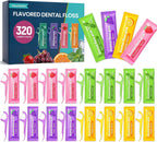 Dental Floss Picks 320/960/1920 Pcs – 4 Flavors Individually Wrapped Floss