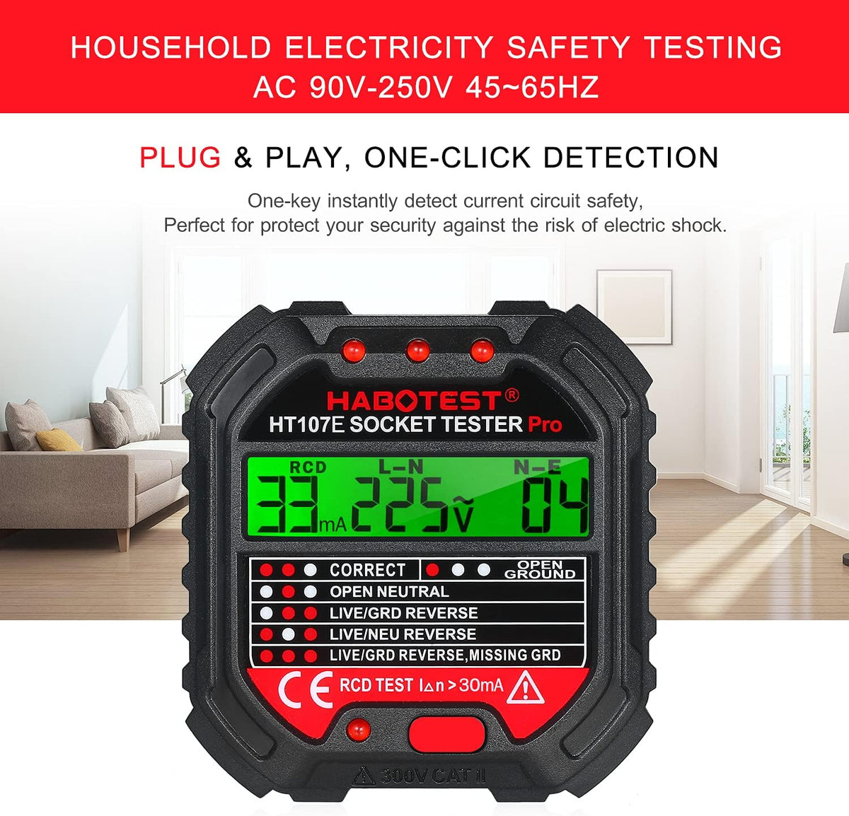 Eacam GFCI Electrical Testers