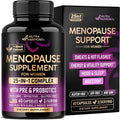 Menopause Supplements for Women - Black Cohosh, Pre & Probiotics - 60 Caps