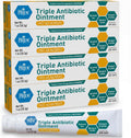 MED Pride Triple Antibiotic Ointment, First Aid Cream, 1 oz Tubes, 4-Pack