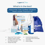 Mypurmist Free Cordless Steam & Sinus Inhaler Premium Kit