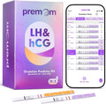 Premom Quantitative Ovulation Test Strips: 5X Pregnancy Rate Found* Use App | 25 Ovulation Tests - Numerical LH Range 0-65 mIU/mL, 5 Pregnancy Test Strips, Premom App Tracking LH Changes, TTC Family Plan