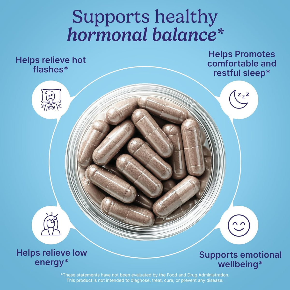 Santo Remedio Hormonal Balance for Women | Menopause Support for Hot Flashes, Night Sweats & Mood Swings | Hormone-Free Formula with Siberian Rhubarb, Chaste Tree & DIM | Doctor Juan Rivera Product