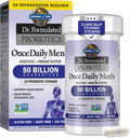 Garden of Life Probiotics for Men, Dr Formulated 50 Billion CFU 15 Probiotics for Digestive Health + Organic Prebiotic Fiber, Colon & Immune Support, Daily Gas Relief, Shelf Stable, 30 Capsules