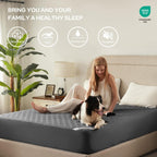 BEDLORE Waterproof Queen Size Mattress Protector, Deep Pocket Fit, Washable | Soft Noiseless Breathable Bed Mattress Cover Pad, Fits 6-18 Inch Deep Mattresses, Ideal for Home, Bedroom, Hotel, Gray
