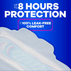 Always Ultra Thin Feminine Pads with Wings for Women, Size 2, Long Super Absorbency, Unscented, Up to 100% Leak-Free Protection, 58 Count