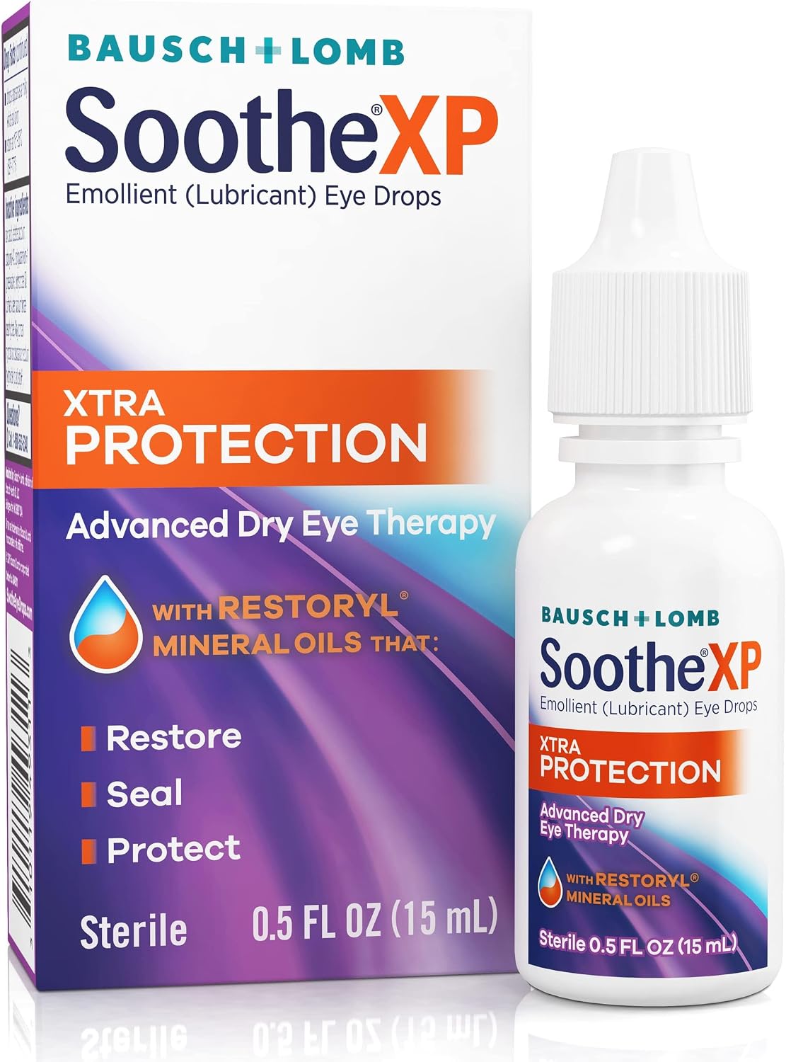 Soothe XP Lubricating Eye Drops for Dry Eye Symptom Relief, 0.5 Fl Oz