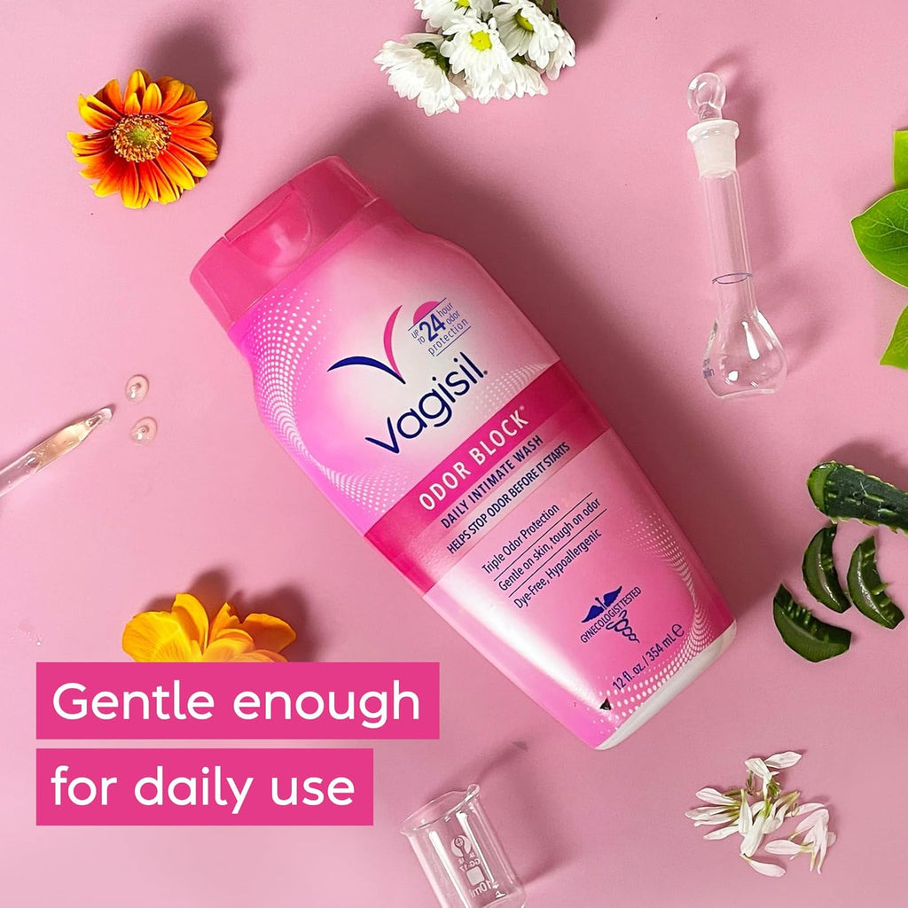 Vagisil Ultra Fresh Intimate Wash for Daily Feminine Hygiene, 24 Hour Odour Protection, Hypoallergenic, For All-Day Confidence, 354ml