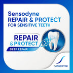 Sensodyne Repair and Protect Whitening Toothpaste, 3.4 oz (Pack of 2) | Toothpaste for Sensitive Teeth and Cavity Prevention