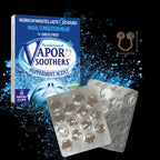 Vapor Soothers Nasal Dilators for Breathing & Congestion Relief | Nose Plugs for Smells | Hidden Nostril Opener Inserts with Menthol | Snoring Support for Day & Night Use, Peppermint, 28 Count