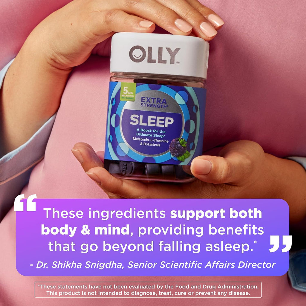OLLY Extra Strength Sleep, Occasional Sleep Support Supplement - 50 Count