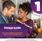 GoodSense Omeprazole Delayed Release Tablets 20 mg, Stomach Acid Reducer for Frequent Heartburn Treatment, 42 Count