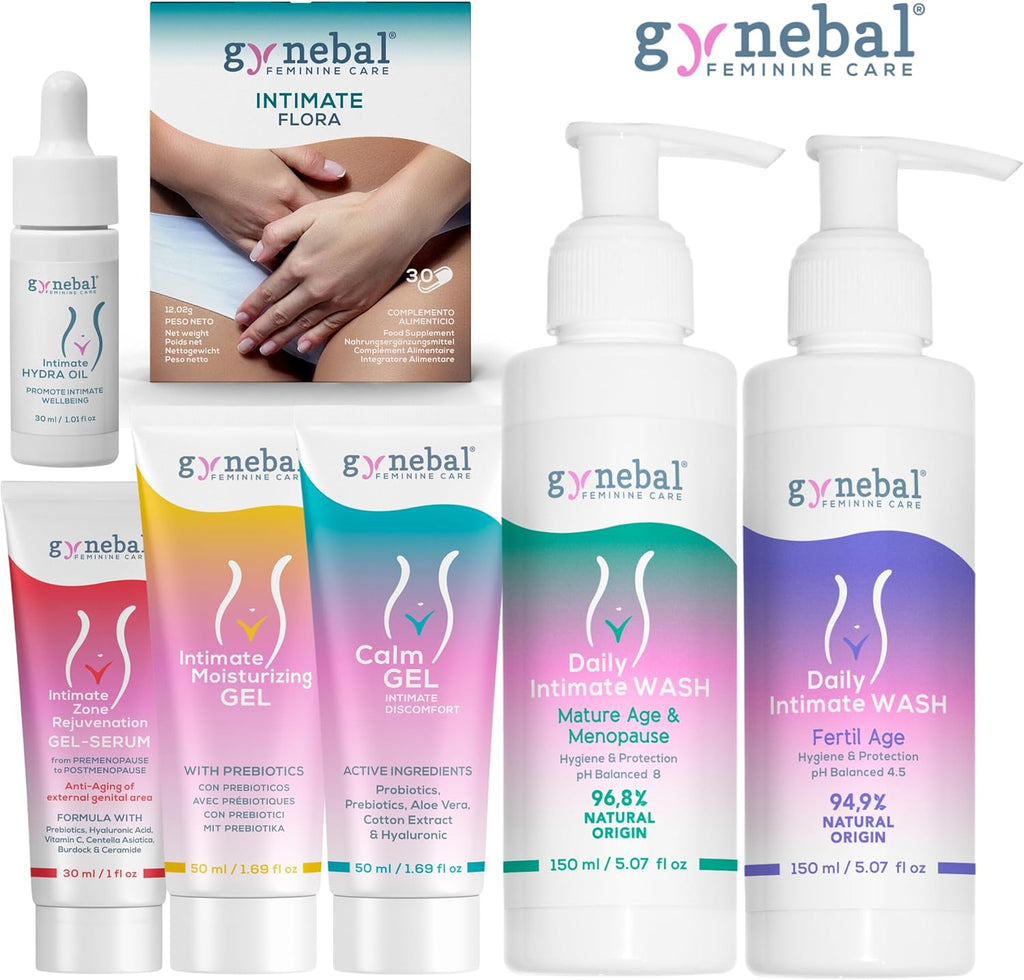 GYNEBAL CALM Gel Intimate Woman Moisturizing Vaginal External Prebiotic – Intimate Protector that moisturizes and softens the female intimate area – External Use 50 ml