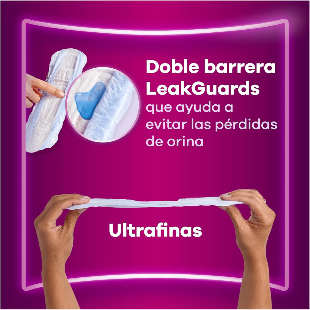 Ausonia Discreet Normal, 39 Women's Incontinence Pads for Urine Loss, Complete Protection, Incredible Discretion