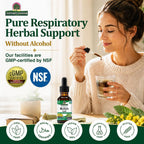 Nature's Answer Mullein Leaf | Herbal Supplement | Supports Healthy Respiratory Function & Healthy Mucous Membranes | Non-GMO & Kosher | Gluten-Free & Alcohol-Free 1oz