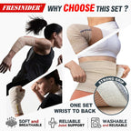 FRESINIDER Premium Elastic Bandage Wrap 8 Pack, 2-6 Inch, Hook and Loop