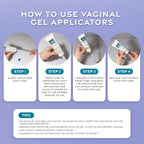 Extra Disposable Vaginal Applicators (15 Pack) Individually Wrapped, Fits Threaded Vaginal Creams and Contraceptive Gels