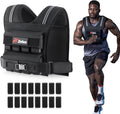 ZELUS Weighted Vest Men, 23lbs/36lbs/45lbs Adjustable Weight Vest