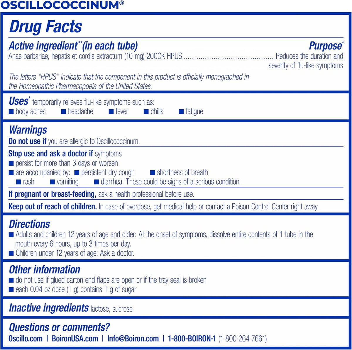 Boiron HomeoFamily Kit 32 Multi Dose/12 Unit Dose Oscillococcinum