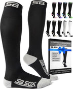 SB SOX Compression Socks for Men & Women (20-30mmHg) | Best Quality Compression Socks for Flying, Medical, Sports, Wide Calf Fit, Pregnancy, and Daily Wear. Trusted since 2016.
